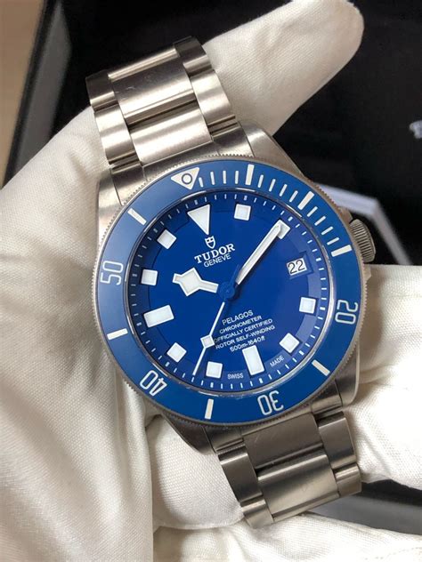 rouches tudor|tudor blue dial.